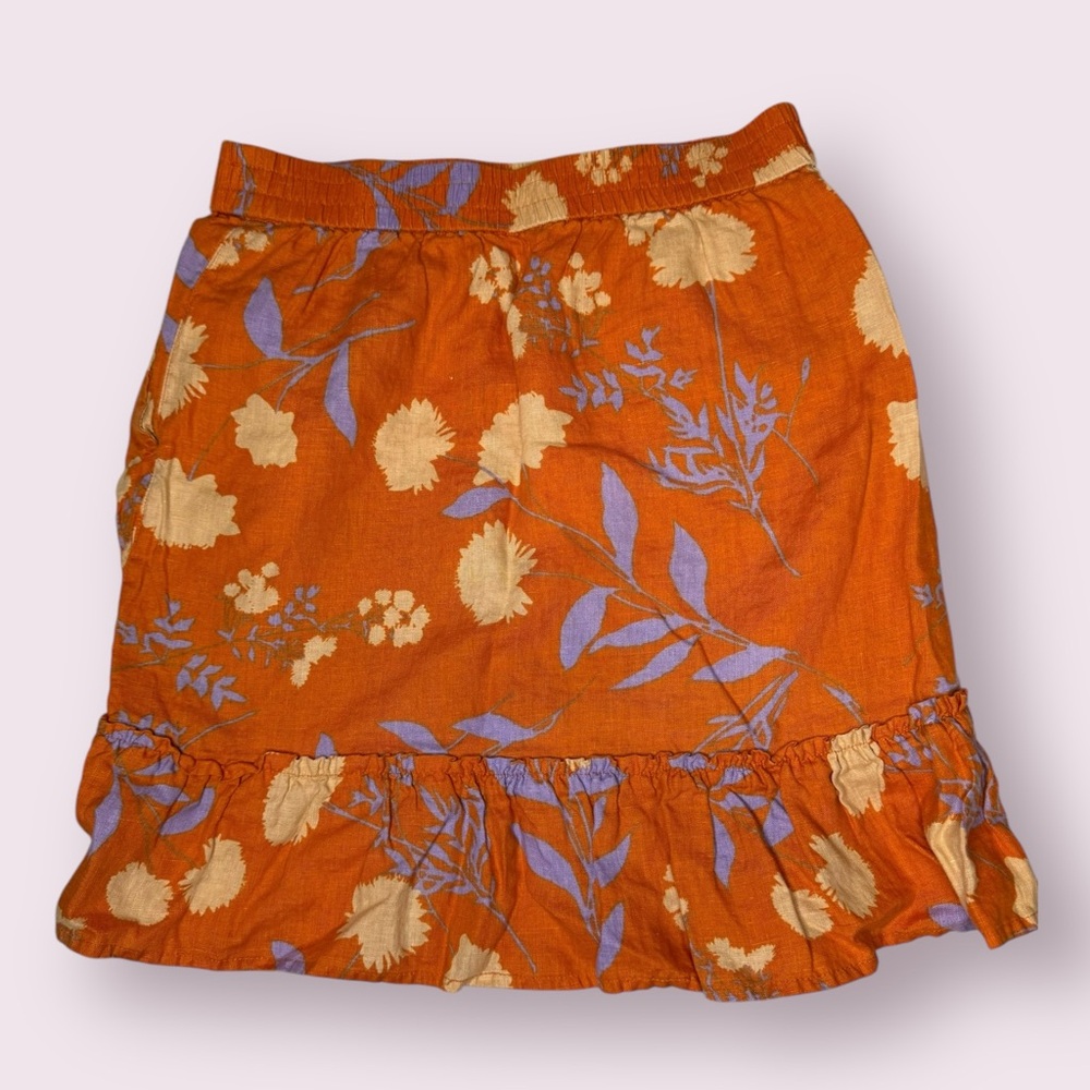Rachel Zoe linen skirt size S
